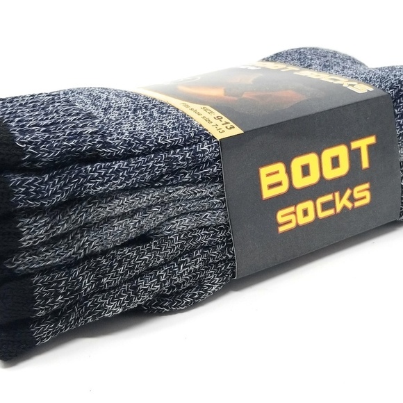 Men's Thick Warm Thermal Boot Socks, Winter Sox Size 9-13, 3-PACK - Picture 3 of 3